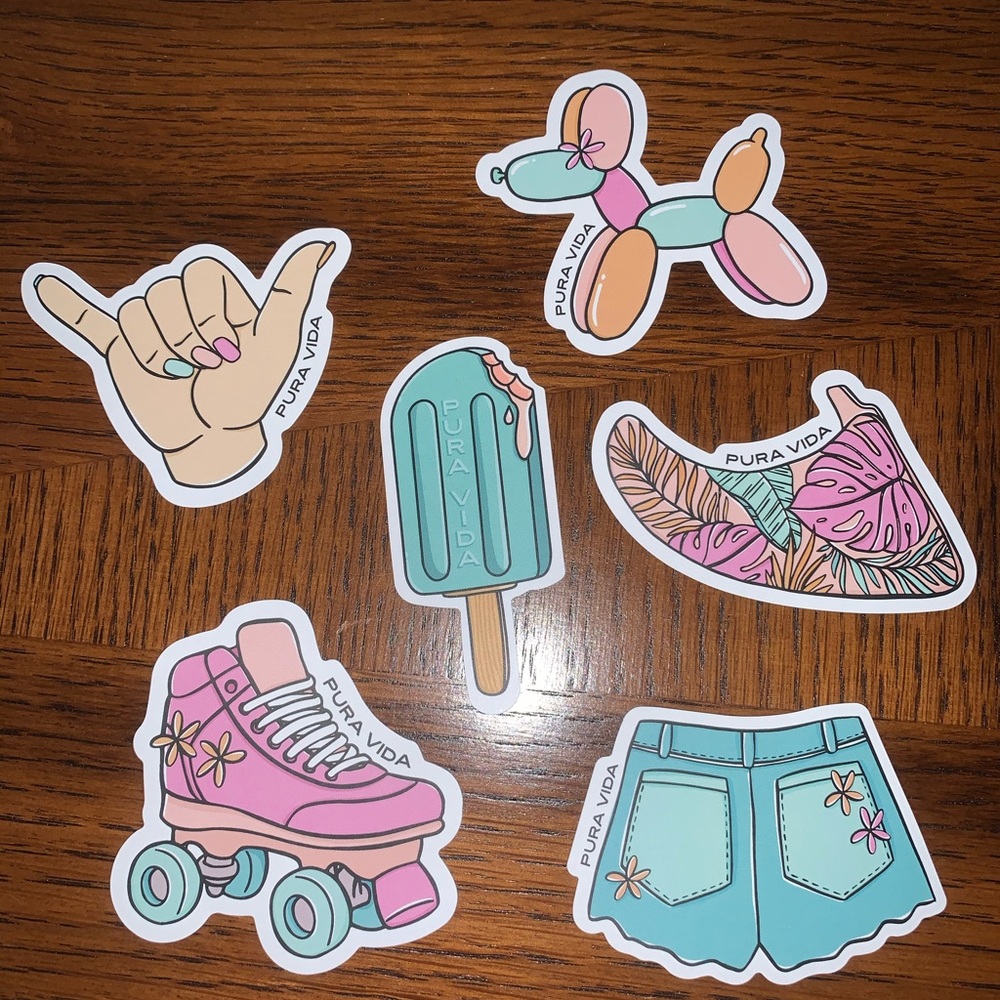 Pura Vida Stickers